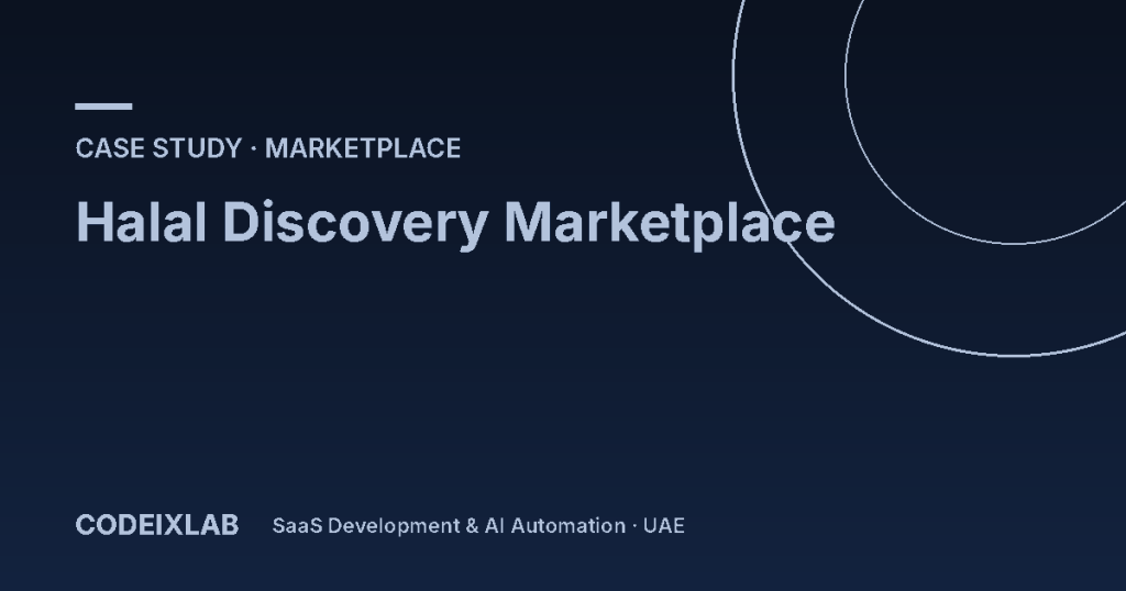 Halal Discovery Marketplace – CodeixLab